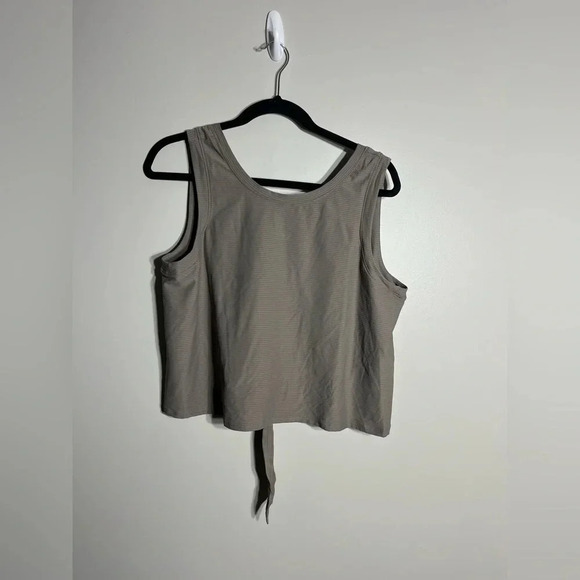 Women’s Dark Grey Calia Crop Wrap and Tie Tank assorted sizes - Picture 4 of 6